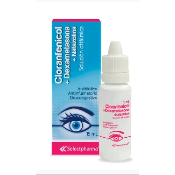 CLORANFENICOL + DEXA. + NAFAZ.  GOTAS